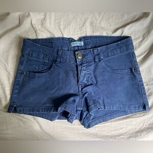 Pull&Bear Navy Blue Denim Jean Shorts